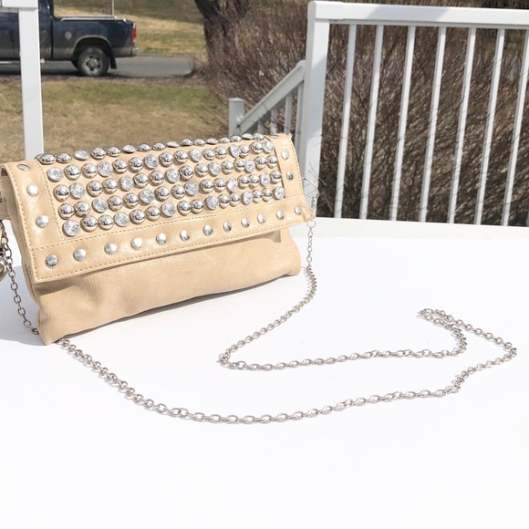 Handbags - Bling fancy grommets night out bag purse